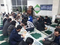 برگزاری ضیافت افطاری دانشجویی